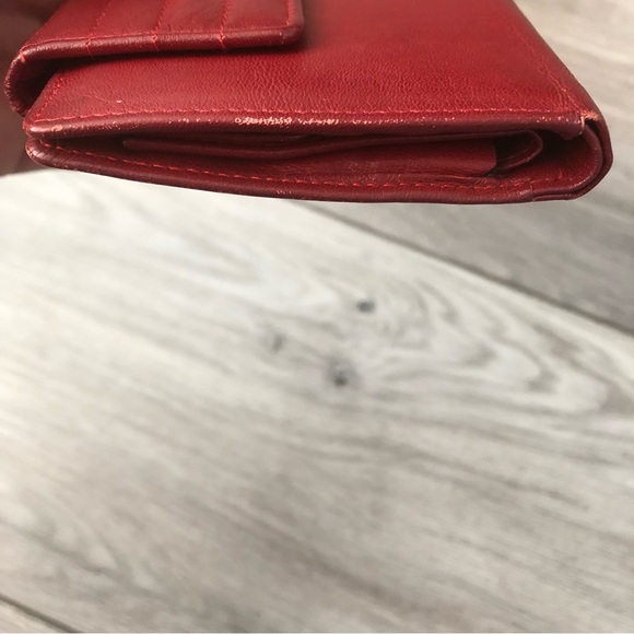 Vintage Christian Dior Red Wallet - Picture 3 of 10